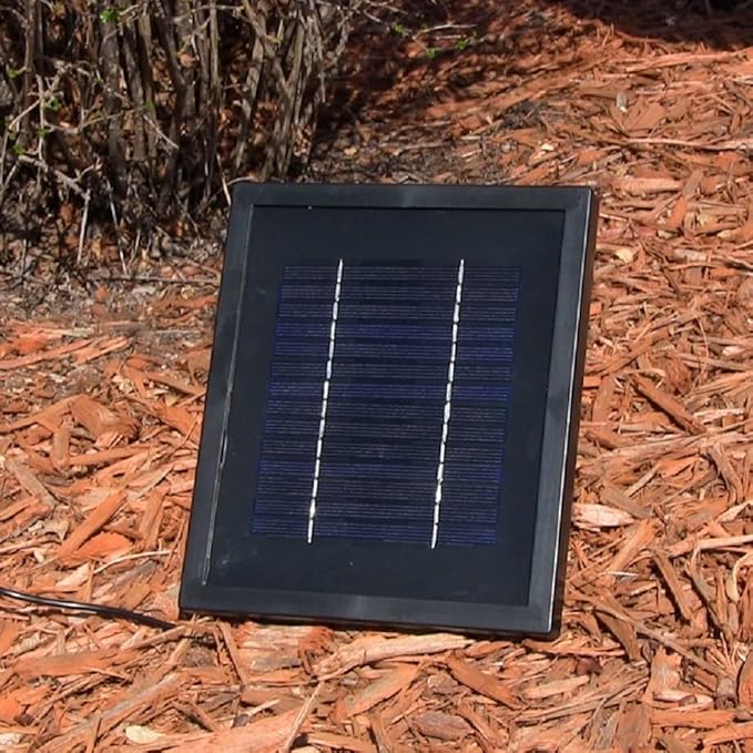 Sunnydaze 33" Outdoor Wall Water Fountain with Pump and Panel - Lead - French Lily - Solar/Battery-Powered