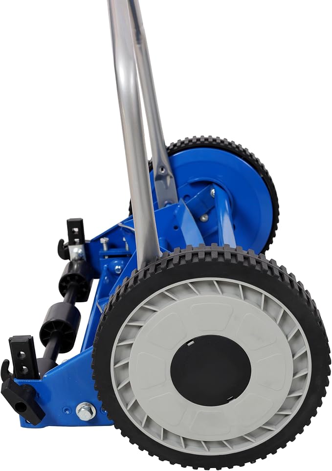 14in Push Lawn Mower, Push Reel Lawn Mower, Blue Color - Image 8