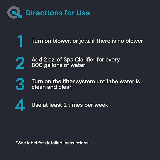 Spa Clarifier & Hot Tub Clarifier for Fast Acting Cloudy Water Treatment, The Spa Clarifier Hot Tub Owners Love, Use Our Hot Tub Water Clarifier to Keep Your Spa Clear & Balanced - MAV AquaDoc 16oz - Image 4