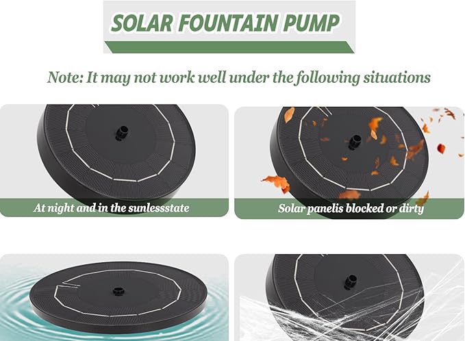 Solar Powered Bird Bath with Fountains for Hummingbirds,Stable Stylish Design with 5-Prong Base Stake Plastic Bird Bath for Outside Lawn Patio Yard Garden
