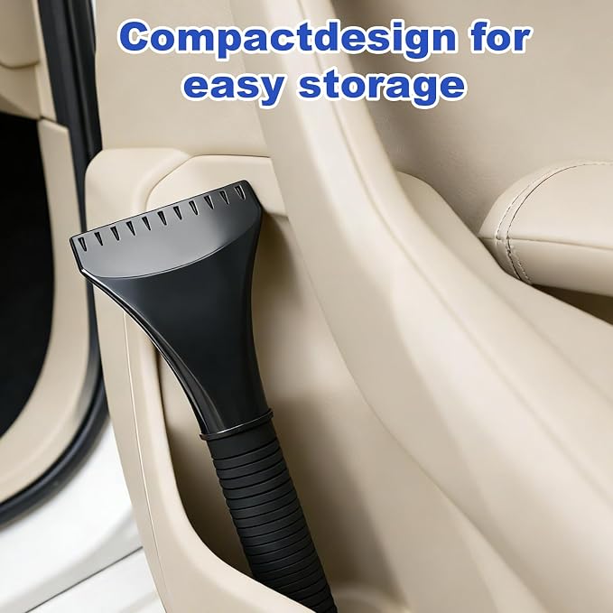 Conliwell 8.74" Car Windshield Snow and Ice Scraper Head Detachable Ergonomic Foam Grip Snow Shovel, Suitable for Removing Snow from Cars, Trucks, SUVs, and Other Heavy-Duty Vehicles???SXS-LL-1??? - Image 6