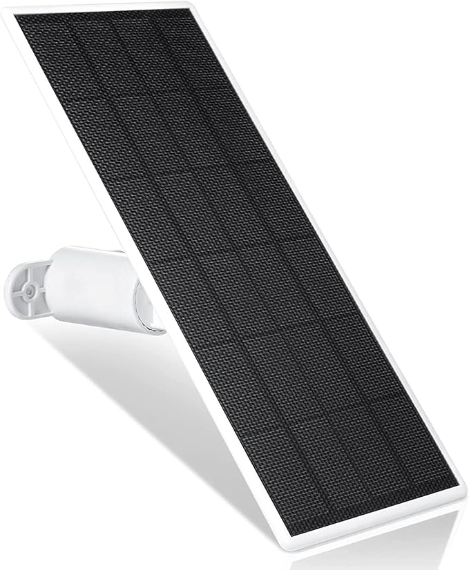 Wasserstein Solar Panel, Solar Panel Charger for Google Nest Cam Outdoor or Indoor, Battery - 2.5W Solar Power - Camera Solar Panels Made for Google Nest (1 Pack) by Wasserstein