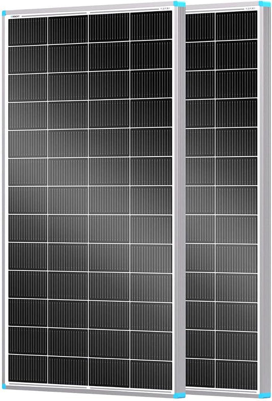 Renogy N-Type 400 Watt Solar Panel, 2Pcs 200W Solar Panels for 12V/24V Systems 25% High-Efficiency, PV Module Power Charger for RV Marine Cabin Roof Home Farm Battery by RenogySolar