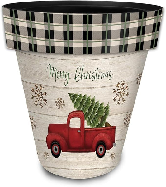 Briarwood Lane Merry Christmas Pickup Truck Large Planter
