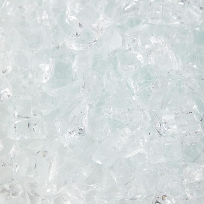 HeatPro Fir Pit Glass,Clear by WOHomeFurniture
