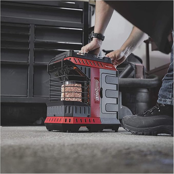 Mr. Heater MH11BFLEX Buddy FLEX 11,000 BTU Portable Propane Heater with 10-Feet Propane Hose Assembly Bundle (2 Items)