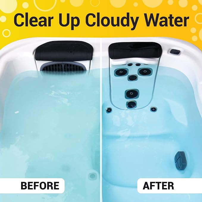 Bio Ouster 3in1 Weekly Hot Tub Cleaner, Conditioner, Clarifier - Hot Tub Chemicals for Standard & Inflatable Spas - Spa Chemicals for Crystal Clear & Sparkling Clean Water - Made in USA (4 Week Kit) - Image 4