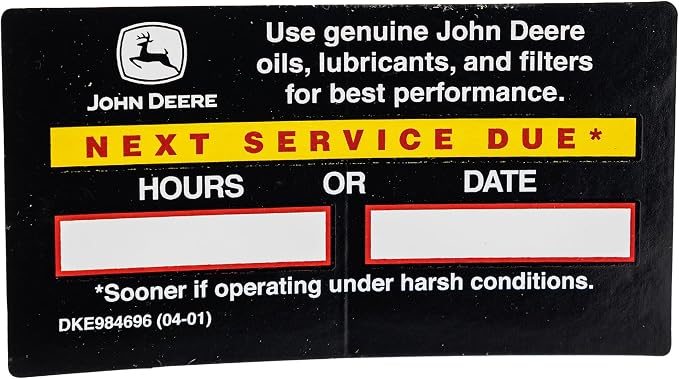 John Deere Original Equipment Maintenance Kit #LG275 - Image 9