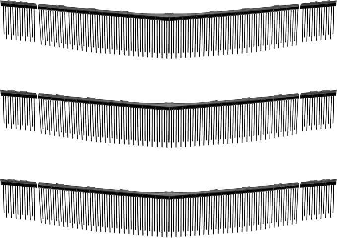 VEVOR 3 Packs Lawn Sweeper Brush Replacement, Compatible with VEVOR 30 in Lawn & Leaf Collector Sweepers, Yard Sweeper Brush Paddle with Durable V-Shaped Bristles for Easy Grass Leaf Cleanup by VEVOR