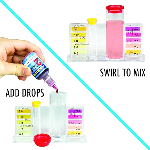 Poolmaster 22260 5-Way Swimming Pool or Spa Water Chemistry Test Kit with Case, Essential Collection - Image 4