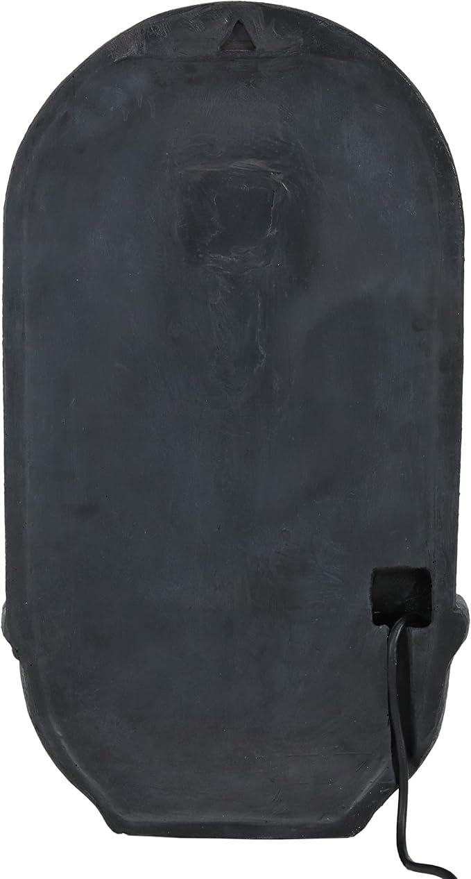 Sunnydaze 26" Outdoor Wall Water Fountain with Pump - Bronze - Messina - Electric