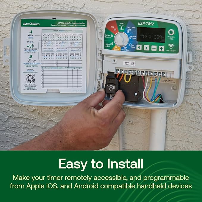Rain Bird LNK2 Smart WiFi Module (2nd Generation), Compatible with TRU Rain Bird Irrigation Timers and ESP-LXIVM, ESP-ME, ESP ME3, ESP-TM2, LXME2, RZXe Controllers Made After 11/2/16 - Image 3