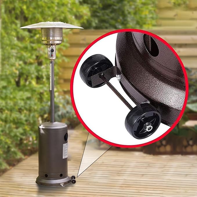 Outdoor Patio Heater Propane Universal Patio Heater Wheel Kit Pati o H eater Replacement Parts outdoor Heaters for Heater Propane Easy to Move/Install