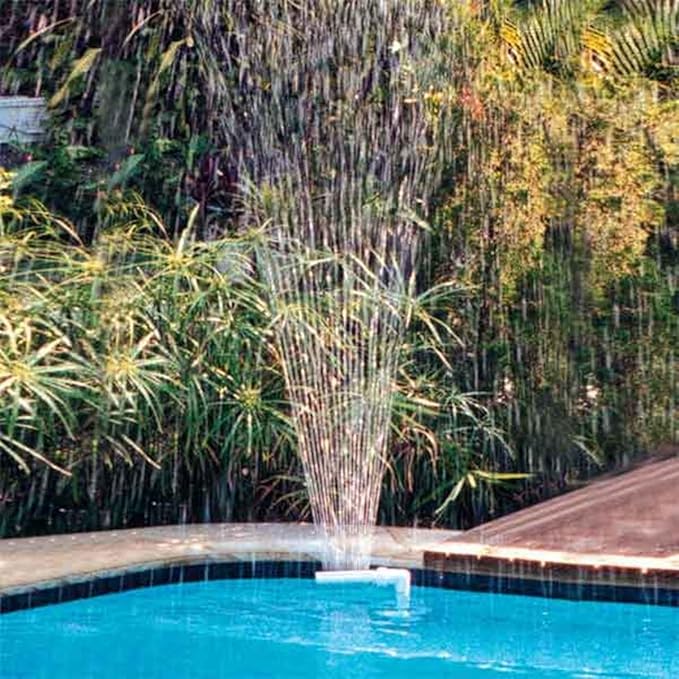 Kokido K385 Waterfall Fountain for Swimming Pools, White