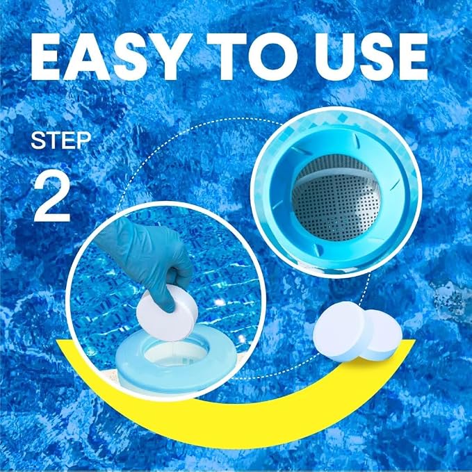 PROFELIZ Chlorine Tablets 3 Inch for Swimming Pools, Kills Bacteria and Stops Algae, Slow Dissolving,Individually Wrapped,Pool Chlorine Tablets,4lbs - Image 4