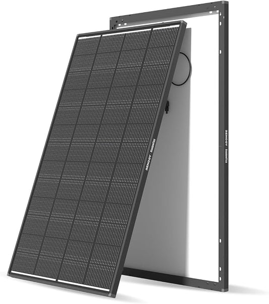 Renogy ShadowFlux Solar Panels, N-Type Anti-Shading Panels for 12V/24V Systems with 25% High-Efficiency PV Modules, 200W ShadowFlux N-Type Panel by RenogySolar