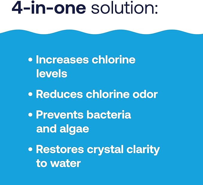 Pool RX 101001 6 Month Algaecide Blue Treats 7.5k-20k gallons + HTH 52036 Swimming Pool Care Shock Advanced, Swimming Pool Chemical, Cal Hypo Formula, (6 pack) - Image 7