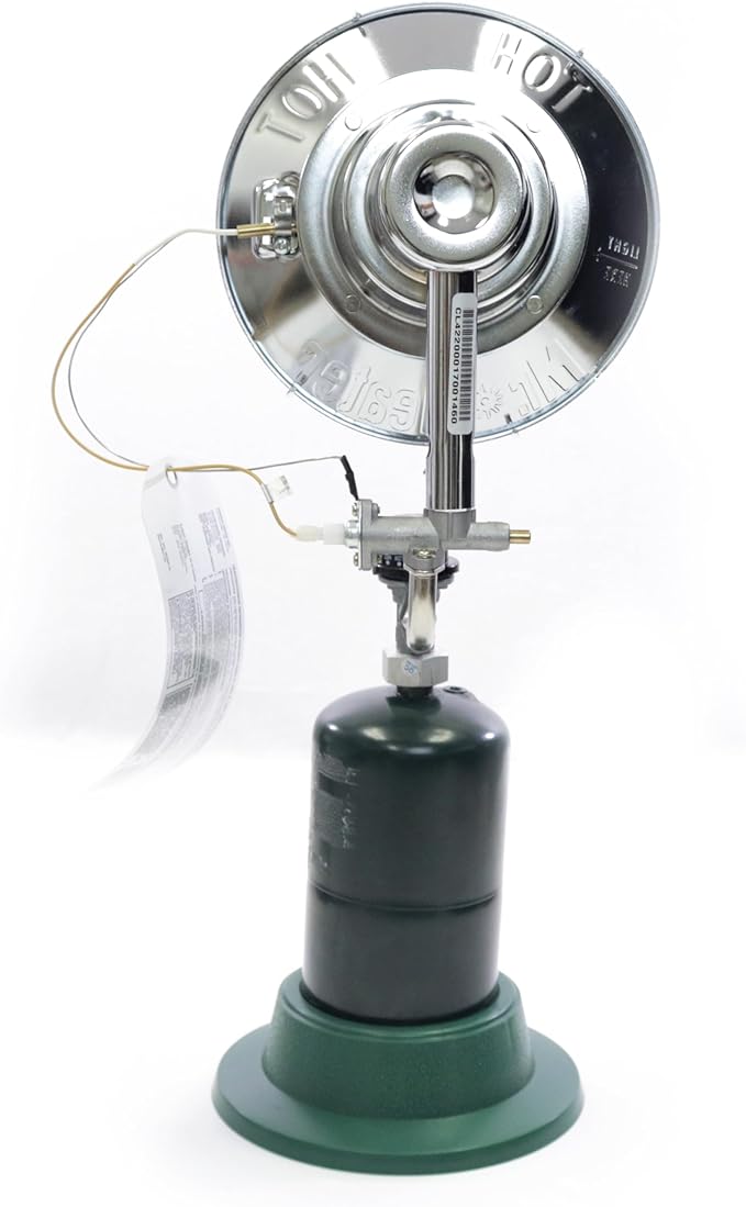 Mr. Heater MH15 Single Tank Top Outdoor Propane Heater, Silver