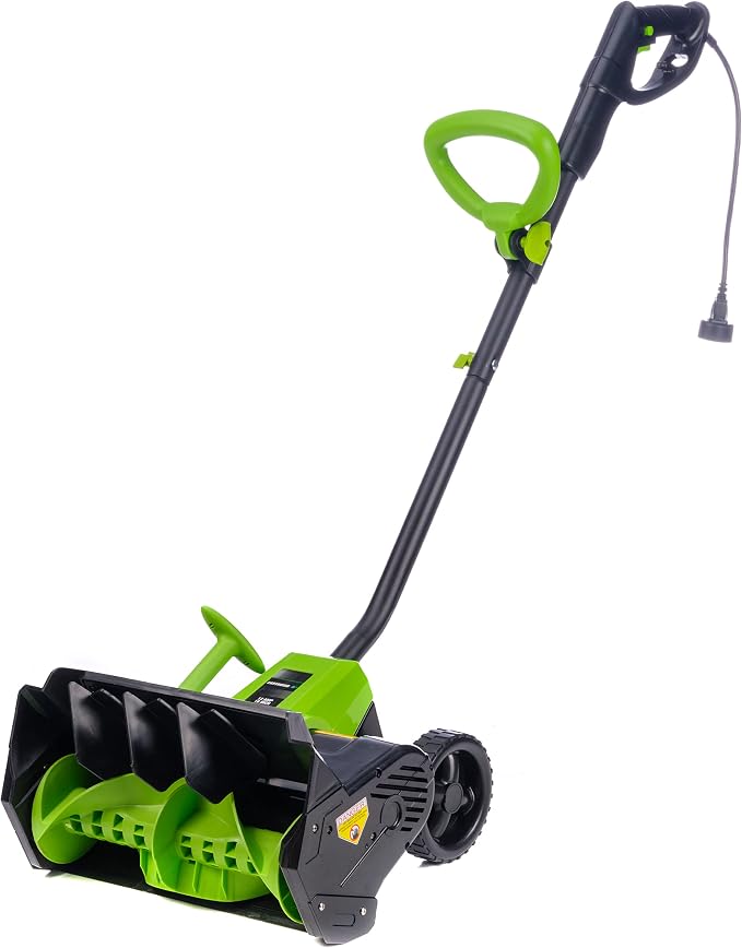 Earthwise SN70016 Electric Corded 12Amp Snow Shovel, 16" Width, 430lbs/Minute by Earthwise
