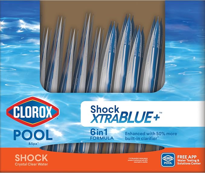 Clorox® Pool&Spa™ Shock XTRABLUE® Plus, Kills Bacteria & Algae in Swimming Pools, Swim-Ready in 15 Minutes, (36-Pack) - Image 4
