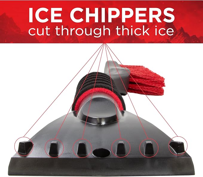 Mallory 532 26 Inch Snow Brush with Ice Scraper for Cars, Trucks, SUVs, RVs, and More (Colors May Vary) - Image 7