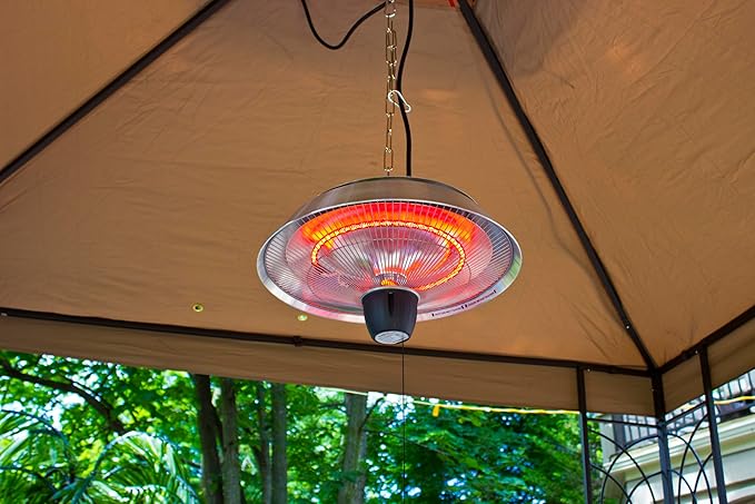 EnerG+ Infrared Electric Outdoor Heater - Hanging, white