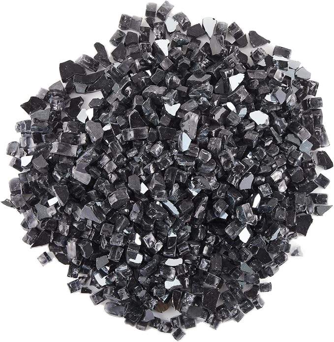HeatPro Fir Pit Glass,Black Reflective - Image 3
