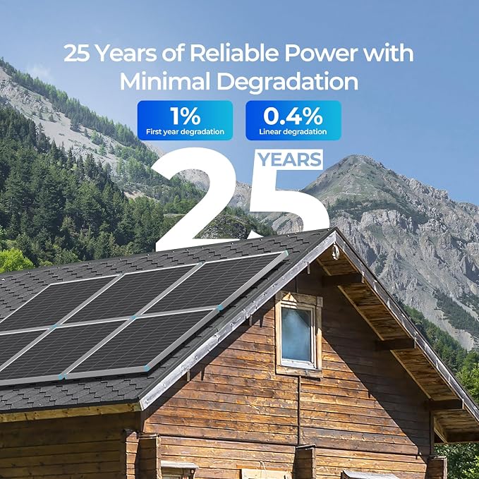 Renogy Solar Panels 175 Watt 16BB N-Type, 12V 175W Solar Panel 25% High-Efficiency, PV Module Power Charger for RV Marine Cabin Roof Home Farm Battery and Other Off-Grid Applications - Image 7