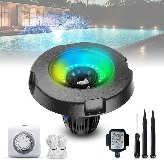 Pond Fountain Aerator (RGB-8000GPH)