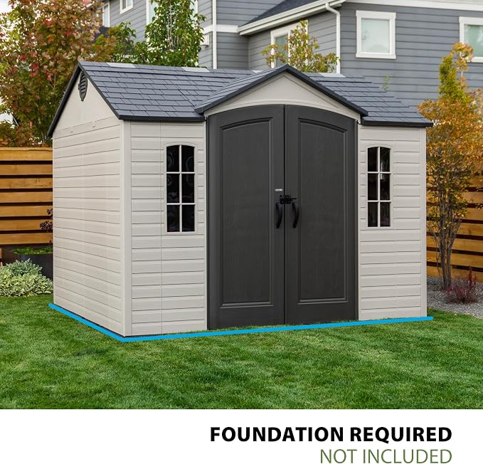 Lifetime Outdoor Storage Shed, 10 x 8 Foot - Image 4