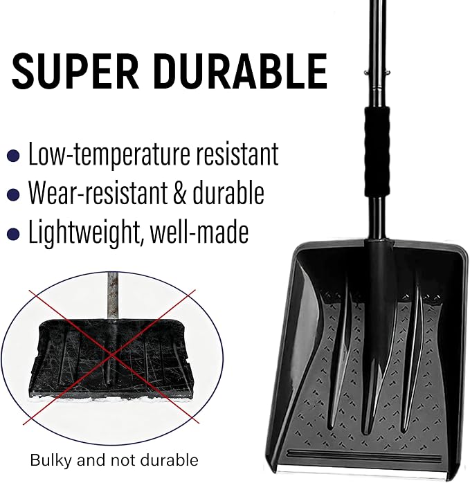 Cordless Snow Shovel,Frost-Resistant Shell,Adjustable Snow Guide - Image 5