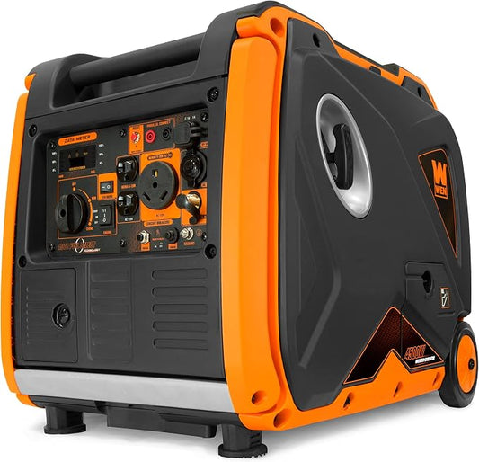 WEN DF451i Super Quiet 4500-Watt Electric Start Dual Fuel RV-Ready Portable Inverter Generator with Fuel Shut-Off by WEN