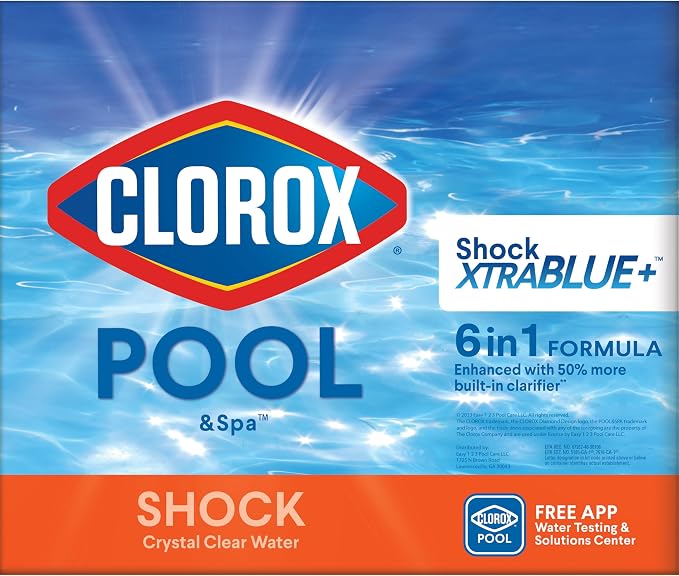 Clorox® Pool&Spa™ Shock XTRABLUE® Plus, Kills Bacteria & Algae in Swimming Pools, Swim-Ready in 15 Minutes, (36-Pack) - Image 3