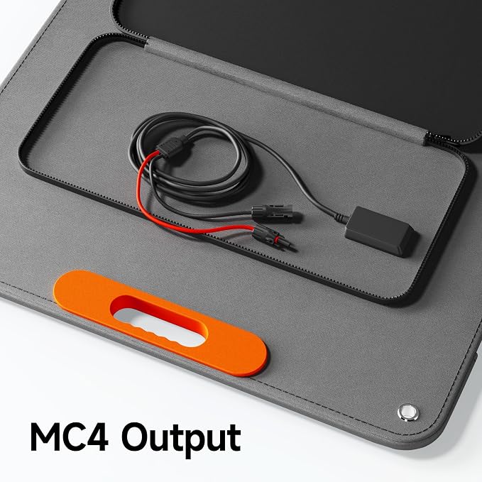 400W Portable Solar Panel for Power Station, 24% High Efficiency Lightweight ETFE Foldable Solar Panel Charger, MC4 Output, IP65 Waterproof, for Outdoor Camping, RV, Emergency Power Supply - Image 7