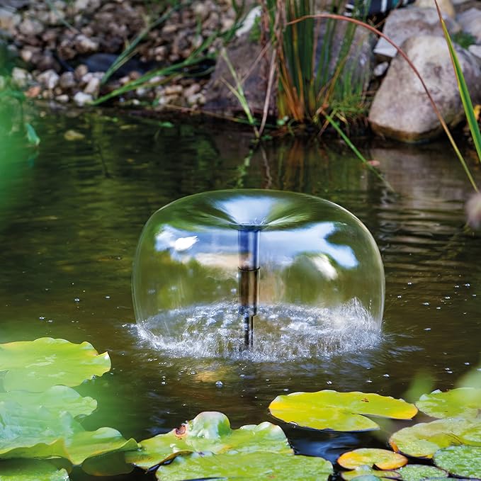 Biling Solar Pond Pump with Filter System, 44W Solar Panel, Pond Filter Box Kit, 530 GPH Water Pump for Outdoor Pond Pool Water Feature Waterfall
