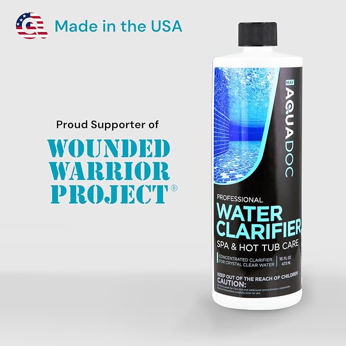 Spa Clarifier & Hot Tub Clarifier for Fast Acting Cloudy Water Treatment, The Spa Clarifier Hot Tub Owners Love, Use Our Hot Tub Water Clarifier to Keep Your Spa Clear & Balanced - MAV AquaDoc 16oz - Image 7