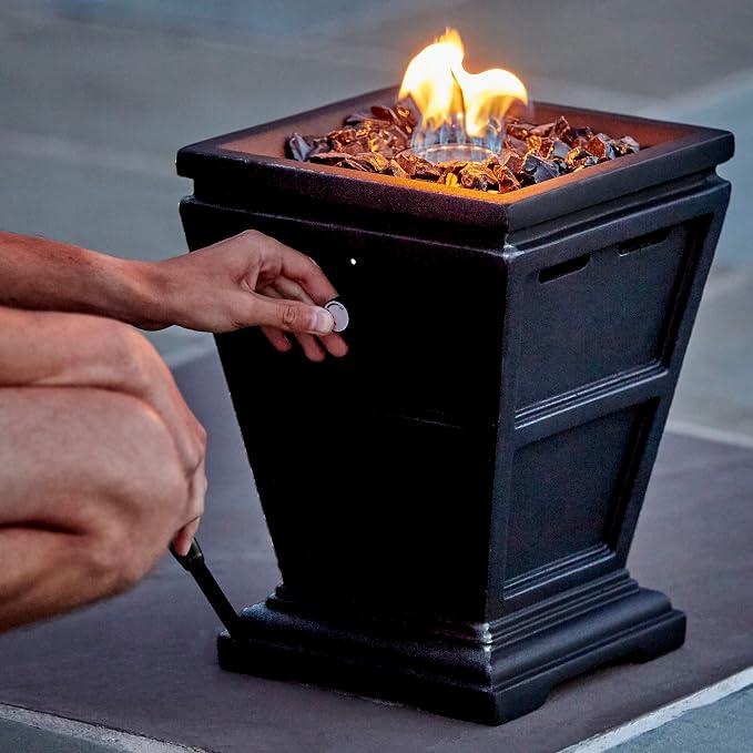 15" Gas Outdoor Fire Column from Endless Summer - Image 3