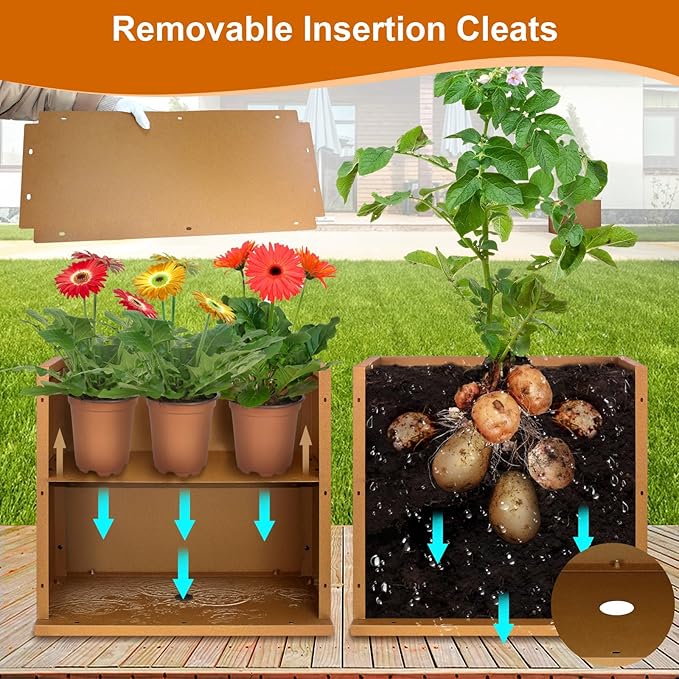 36"x12"x28" Corten Steel Planter Box, Rustic Metal Planter with Drainage Holes, Rust & Weather Resistant for Patio Garden Indoor Outdoor Commercial Use