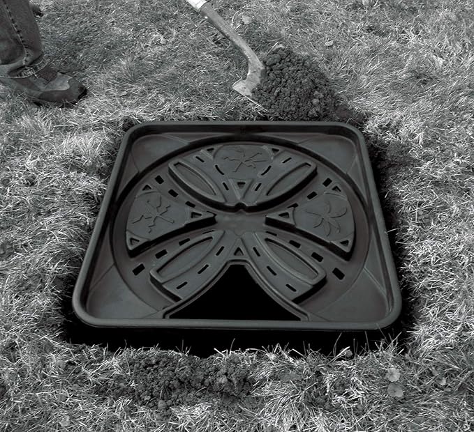 Atlantic Water Gardens FB2400 Fountain Basin, 20 Gal, 24", Black