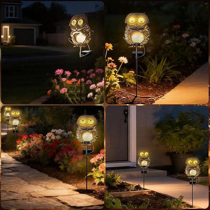 Solar Lights Outdoor Decor, Solar Dog Yard Decorations Outdoor, Garden Decorative, IP65 Waterproof, Gifts for Women Mom, for Yard Patio Lawn Pathway Landscape