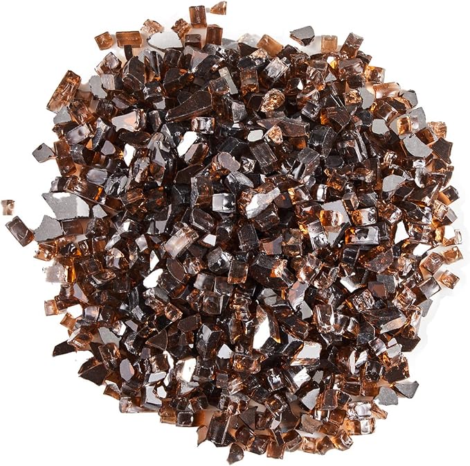 HeatPro Fir Pit Glass,Cooper Reflective - Image 4