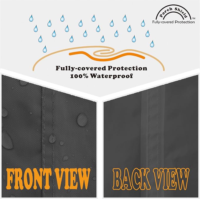 Porch Shield Waterproof Universal Generator Cover 35 x 26 x 28 inch, for Most Generators 5000-12000 Watt, Black - Image 3