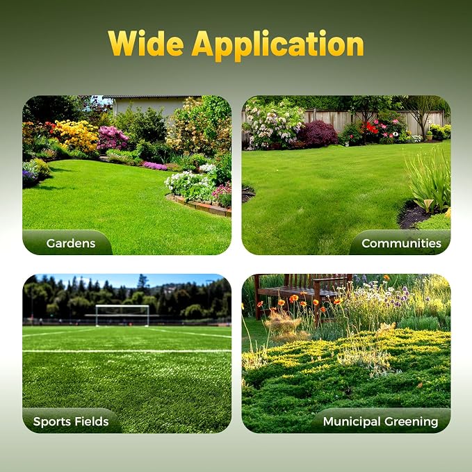 20-Inch Cordless Manual Reel Lawn Mower, Cylinder Lawnmower with 5-Blade, Push Reel Lawn Mower with Grass Catcher for Villa Yards, Park Greening, Factory Greening - Image 8