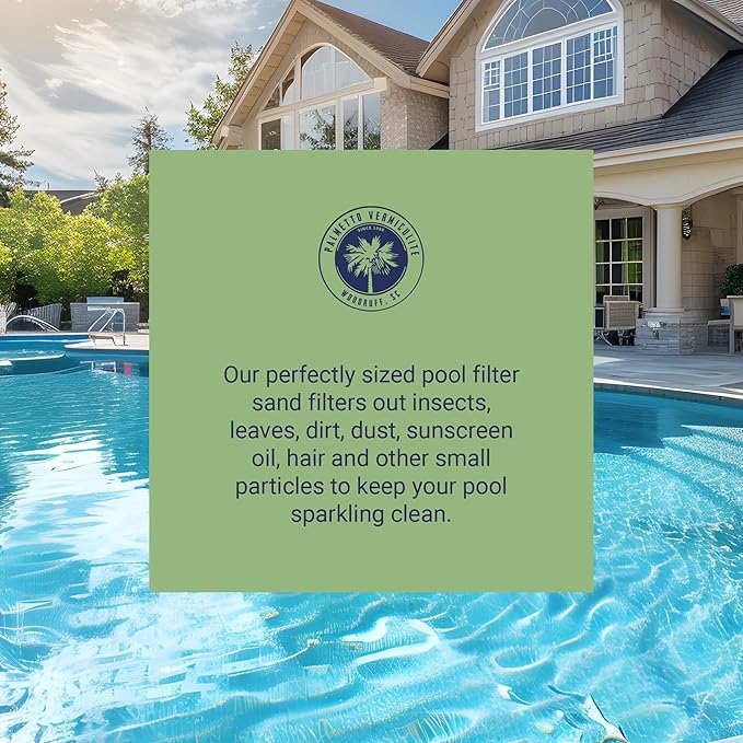 Swimming Pool Filter Sand for Above Ground and Inground Pools, Natural Silica, 50 Lb Bag - Residential and Commercial Pool System Accessories - Supplies for Cleaning and Maintenance - Image 5