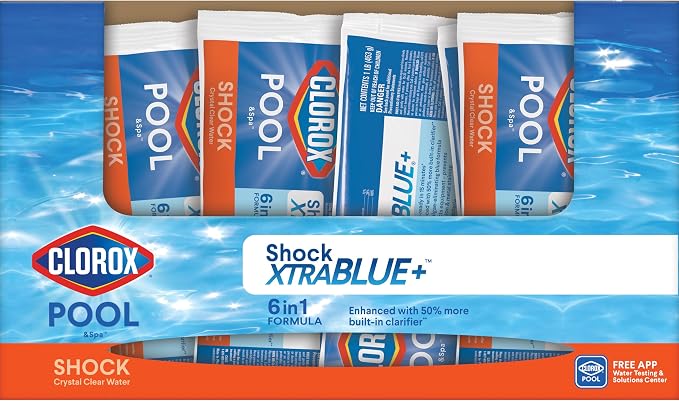 Clorox® Pool&Spa™ Shock XTRABLUE® Plus, Kills Bacteria & Algae in Swimming Pools, Swim-Ready in 15 Minutes, (36-Pack) - Image 2