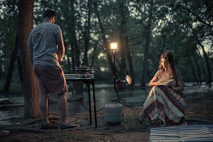 Stansport Portable Outdoor Propane Radiant Heater (195),Black