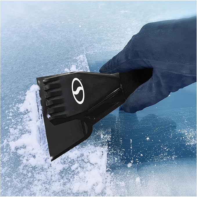 Snow Joe 2-in-1 Telescoping Snow Broom and Ice Scraper with 18-Inch Non-Scratch Foam Head - Car Cleaning Tool with Long Extendable Handle for Windshield, Roof, Truck, and SUV, SJBLZD-PRX - Image 9