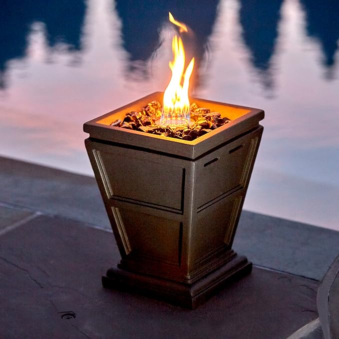 15" Gas Outdoor Fire Column from Endless Summer - Image 2