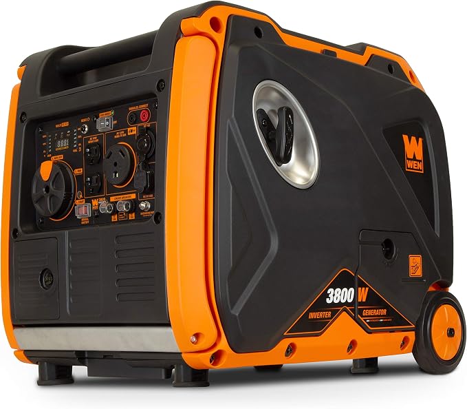 WEN Super Quiet 3800-Watt RV-Ready Portable Inverter Generator with Fuel Shut-Off and Electric Start (56380i) by WEN