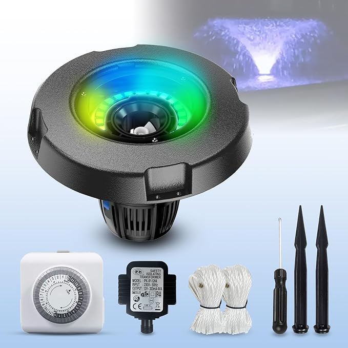 Pond Fountain Aerator (RGB-8000GPH)